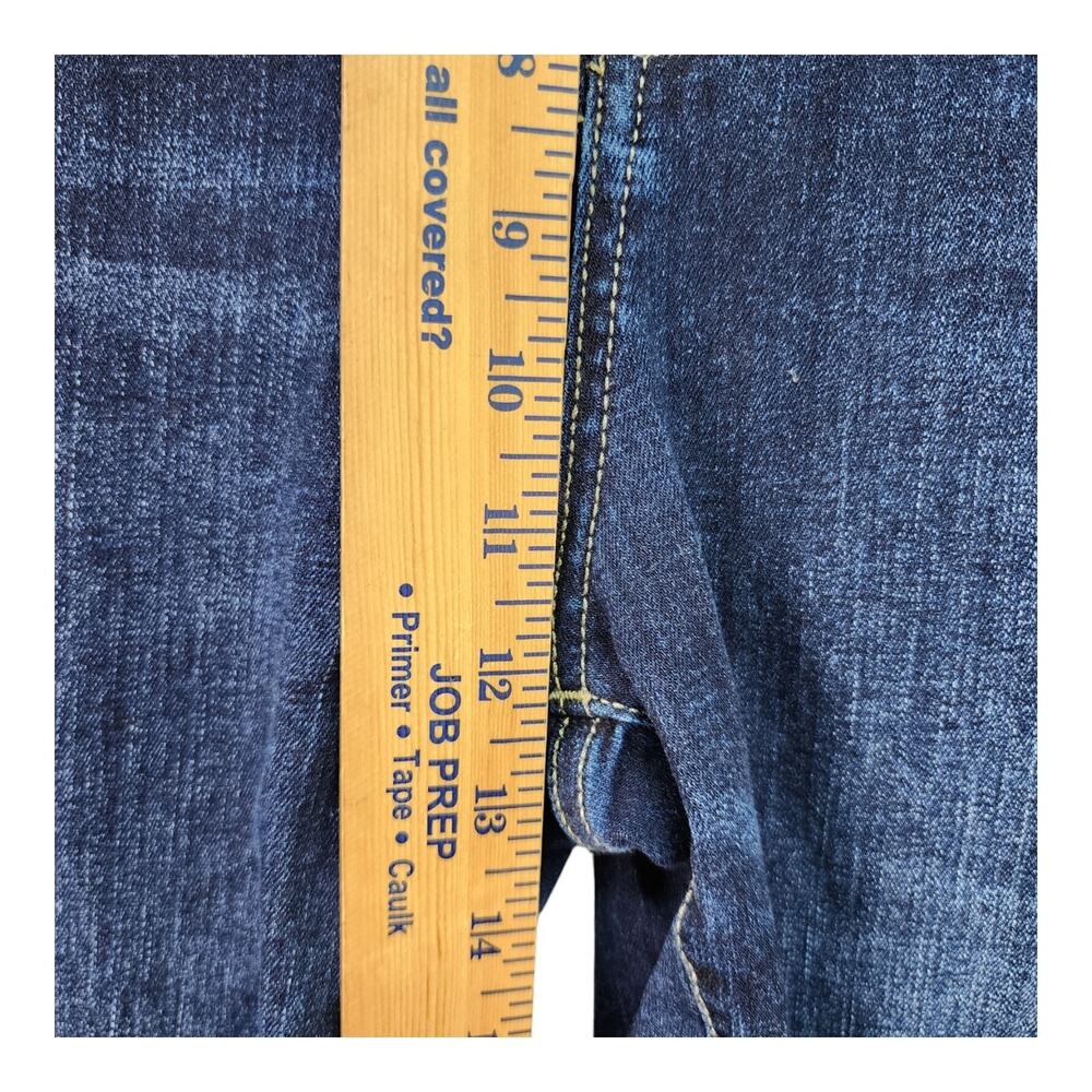 Lucky Brand Stevie Jeans Women 16/33 High Rise Flare Blue Denim Western Cowgirl - Picture 7 of 12